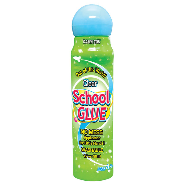 Dab'n Stic School Glue, 1.7 oz, 6 Per Pack, 2 Packs
