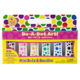Mini Jewel Tone Dot Markers, 6 Colors
