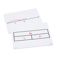 Write-On-Wipe-Off Part-Part-Whole-Number Line Mats, Pack of 10
