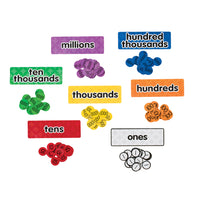 Magnetic Place Value Disks & Headings: Grades 3-6