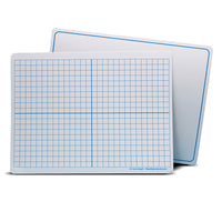 Magnetic Dry Erase Learning Mat, Two-Sided XY Axis-Plain, 9" x 12", Pack of 48
