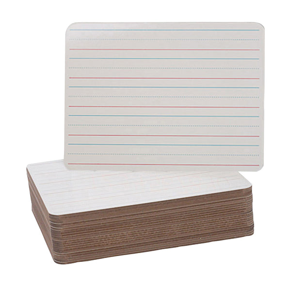 Double-Sided Dry Erase Board, 9"W x 12"L, Pack of 24