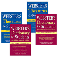 Webster's For Students Dictionary-Thesaurus Shrink-Wrapped Set, 2 Sets