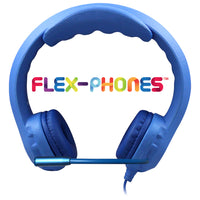 Kid's Flex-Phones™ TRRS Headset with Gooseneck Microphone, Blue