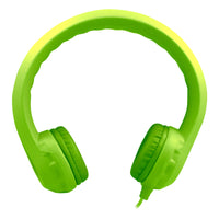 Flex-Phones™ Indestructible Foam Headphones, Green