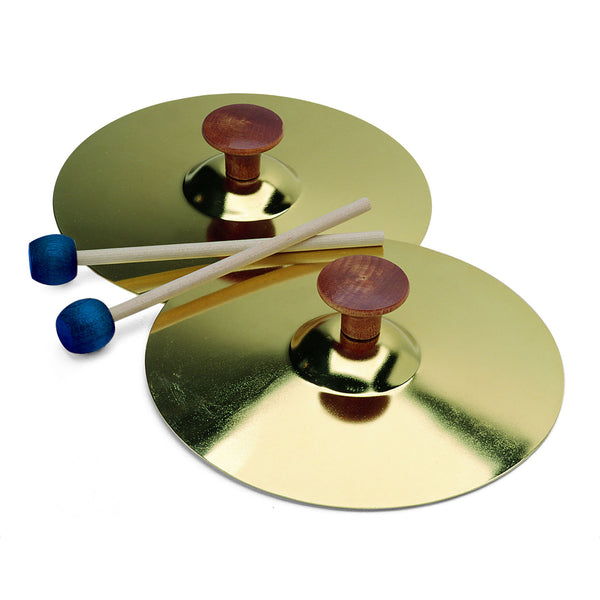 Cymbals with Mallet, 5", Pair
