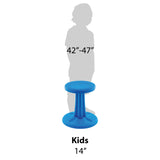 Kids Wobble Chair 14" Blue