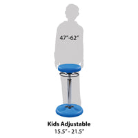 Kids Adjustable Tall Wobble Chair 16.5-24" Blue