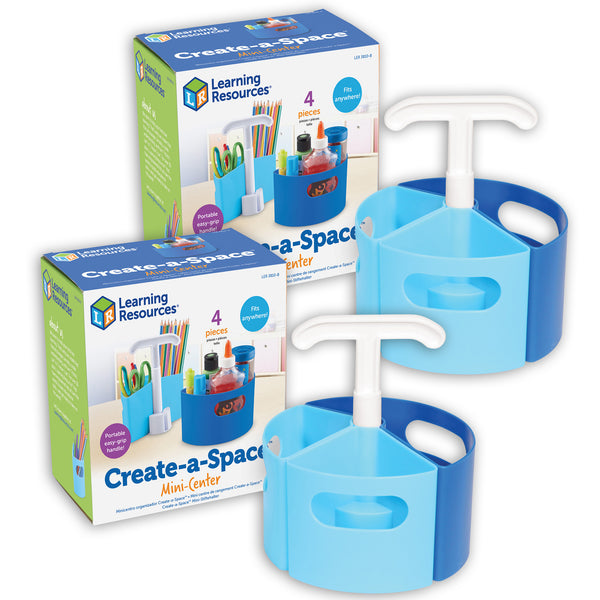 Create-A-Space™ Mini-Center, Blue, Pack of 2