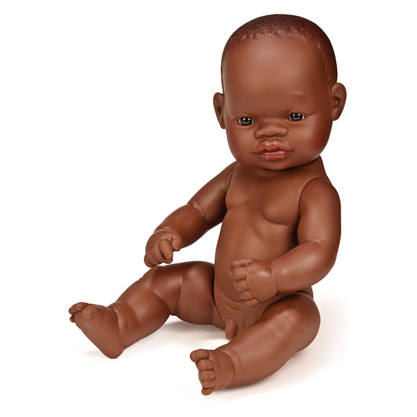 Anatomically Correct Newborn Doll, 12-5-8", African Boy