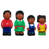 Ethnic Family Figures, Set of 16