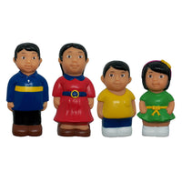 Ethnic Family Figures, Set of 16