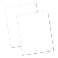 Economy Poster Board, White, 22" x 28", 100 Sheets
