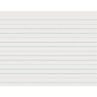 Newsprint Handwriting Paper, Skip-A-Line, Grade 1, 1" x 1-2" x 1-2" Ruled Long, 11" x 8-1-2", 500 Sheets Per Pack, 5 Packs