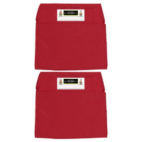 Seat Sack, Medium, 15 inch, Chair Pocket, Red, Pack of 2