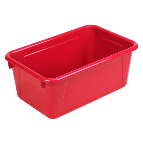 Small Cubby Bin Red
