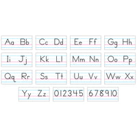Basic Alphabet Zaner-Bloser Manuscript Bulletin Board Set