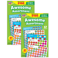 Awesome Assortment superSpots®-superShapes Variety Pack, 5100 Per Pack, 2 Packs