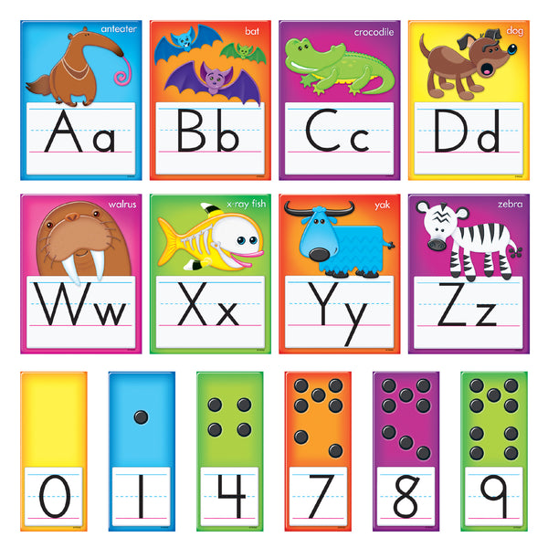 Awesome Animals Alphabet Cards Standard Manuscript B.B. Set