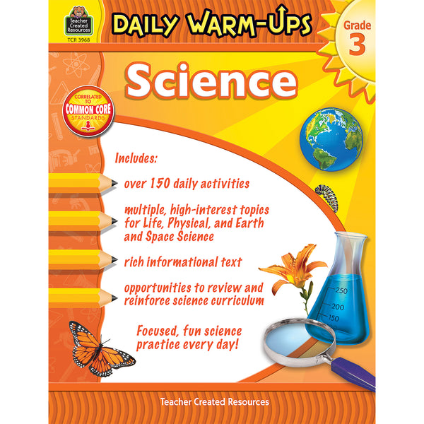 Daily Warm-Ups Science Book, Grade 3