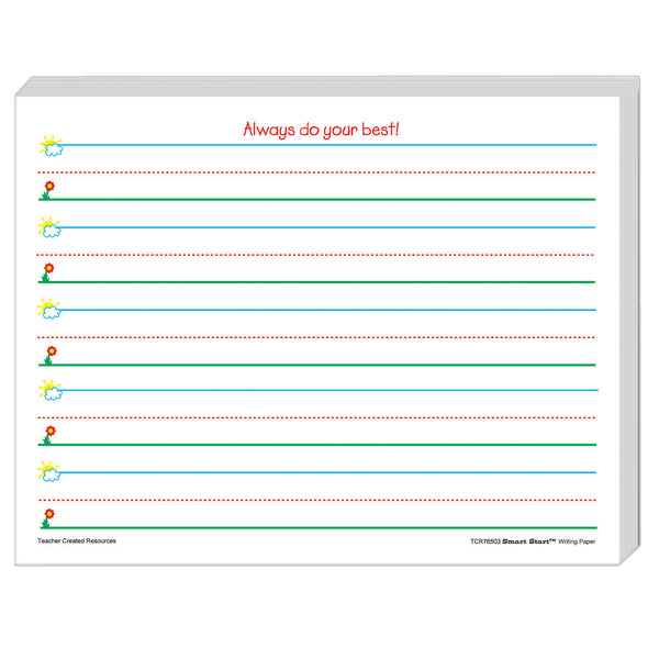 Smart Start K-1 Writing Paper: 360 Sheets