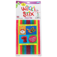 Wikki Stix®, Neon Colors, 8", 48 Per Pack, 3 Packs